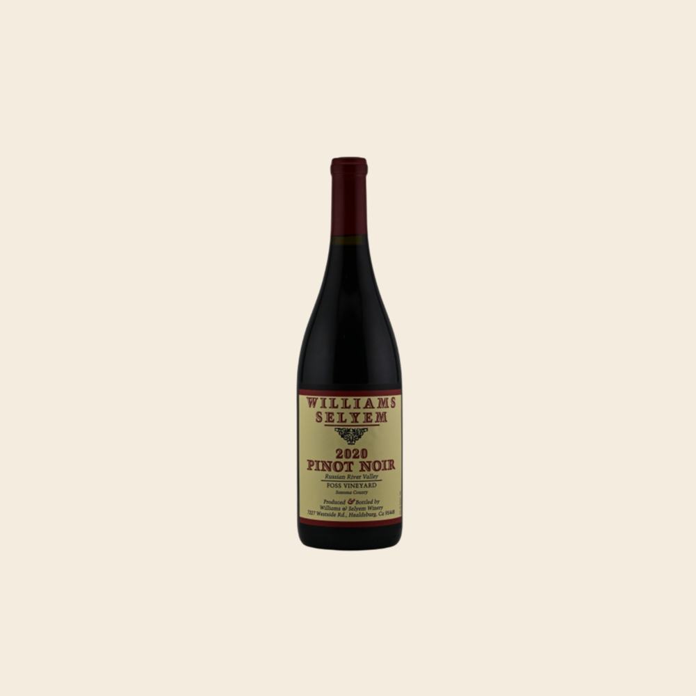 2020 Williams Selyem Foss Vineyard Pinot Noir, Russian River Valley 750ml