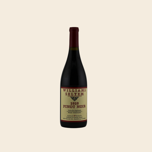 2020 Williams Selyem Weir Vineyard Pinot Noir, Yorkville Highlands 750ml