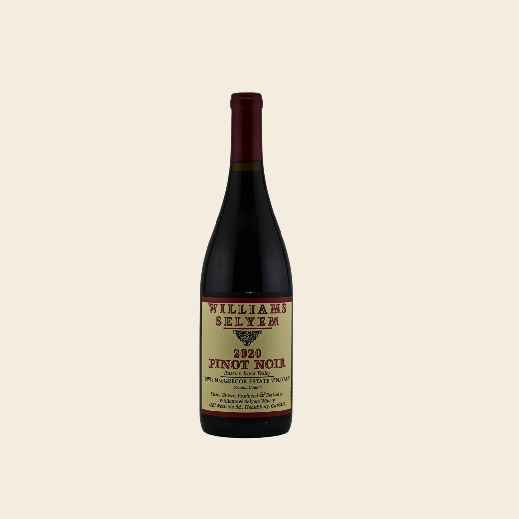 2020 Williams Selyem Lewis MacGregor Estate Vineyard Pinot Noir, Russian River Valley, USA